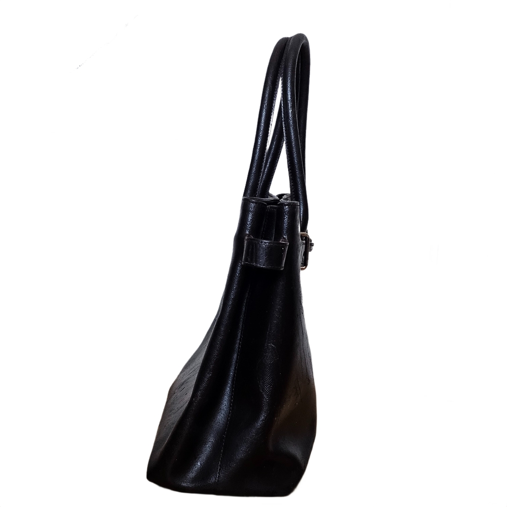 Furla Black Leather Tote – Distressed & Still Stunning - Picture 11 of 16